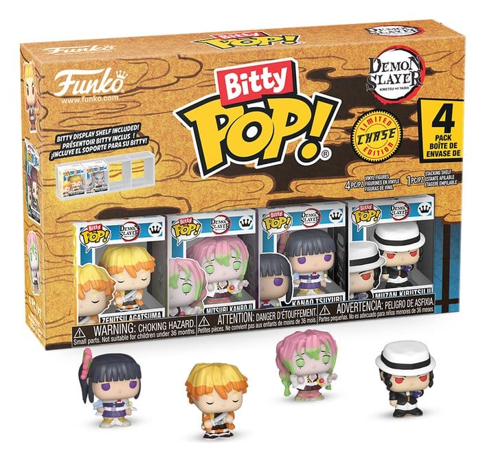 Demon Slayer: Kimetsu no Yaiba Bitty POP! Vinyl Figuren 4er-Pack Zenitsu 2,5 cm Image 1