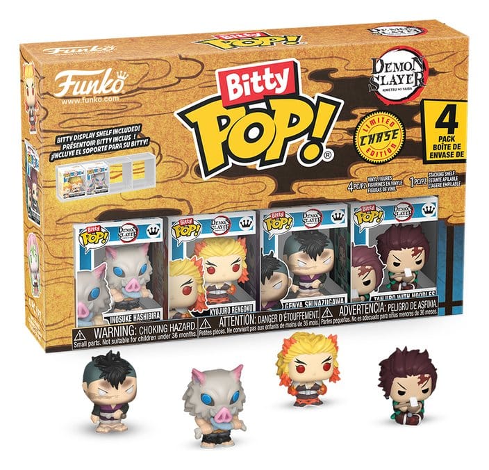 Demon Slayer: Kimetsu no Yaiba Bitty POP! Vinyl Figuren 4er-Pack Inosuke 2,5 cm Image 1