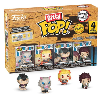Demon Slayer: Kimetsu no Yaiba Bitty POP! Vinyl Figuren 4er-Pack Inosuke 2,5 cm Image 1