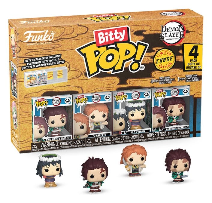 Demon Slayer: Kimetsu no Yaiba Bitty POP! Vinyl Figuren 4er-Pack Tanjiro 2,5 cm Image 1
