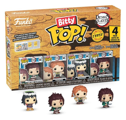 Demon Slayer: Kimetsu no Yaiba Bitty POP! Vinyl Figuren 4er-Pack Tanjiro 2,5 cm Image 1