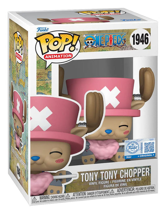 One Piece POP! Animation Vinyl Figur Tony Chopper with Cotton Candy heo Exclusive 9 cm Image 2