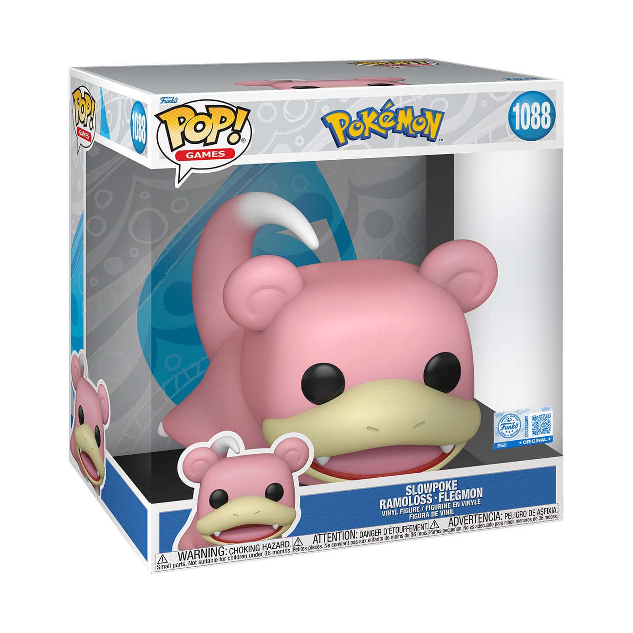 Pokemon Super Sized Jumbo POP! Vinyl Figur Slowpoke 25 cm Image 2