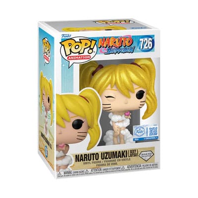 Naruto Pop! Animation Vinyl Figur Naruto(Sexy Jutsu) Diamond Collection heo Exclusive Edition 9 cm Image 2