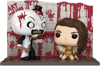 Terrifier 2 POP Moments Vinyl Figuren Art vs Sienna 9 cm Image 1