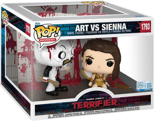 Terrifier 2 POP Moments Vinyl Figuren Art vs Sienna 9 cm Image 2