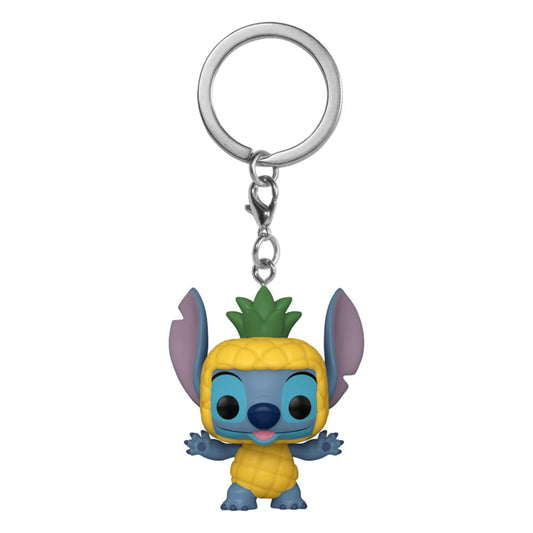 Lilo & Stitch Pocket POP! Vinyl Schlüsselanhänger 4 cm Stitch as Pineapple Display (12) Image 1