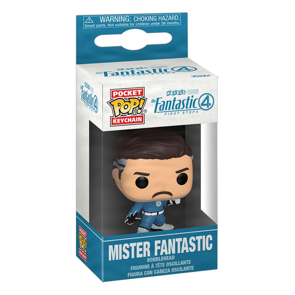 The Fantastic Four: First Steps POP! Vinyl Schlüsselanhänger 4 cm Mister Fantastic Display (12) Image 2