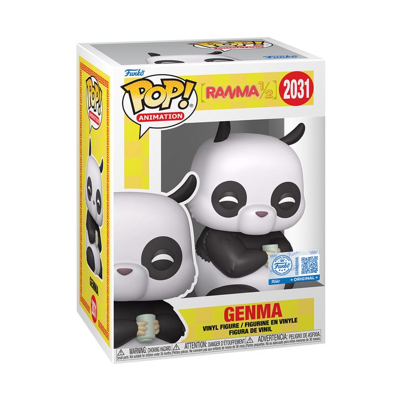 Ranma 1/2 POP! Animation Vinyl Figur Genma (Panda) Exclusive Edition 9 cm Image 2