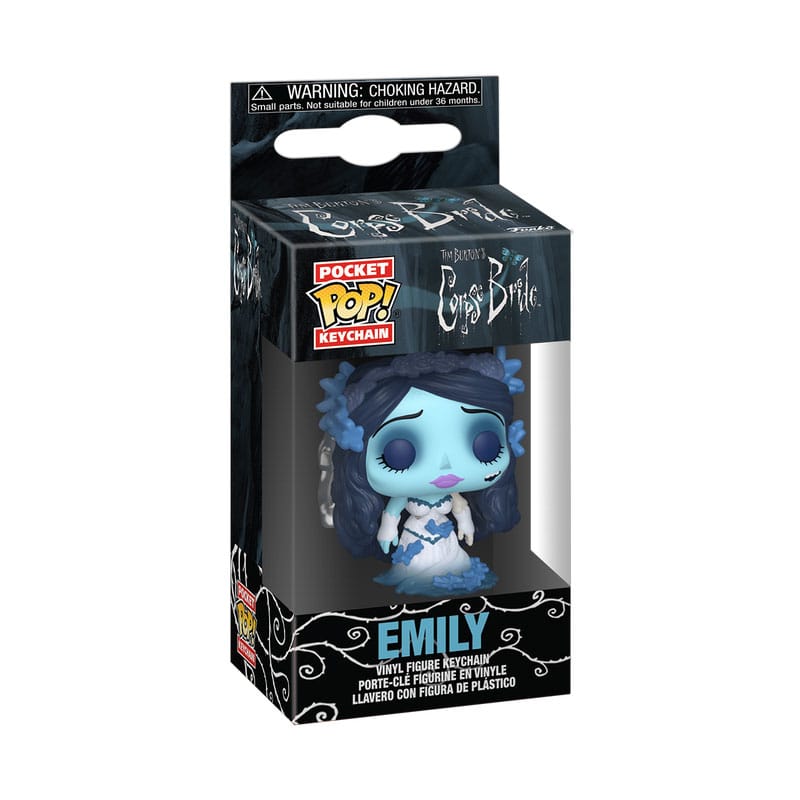 Corpse Bride Pocket POP! Vinyl Schlüsselanhänger 4 cm Emily with Butterflies Display (12) Image 2