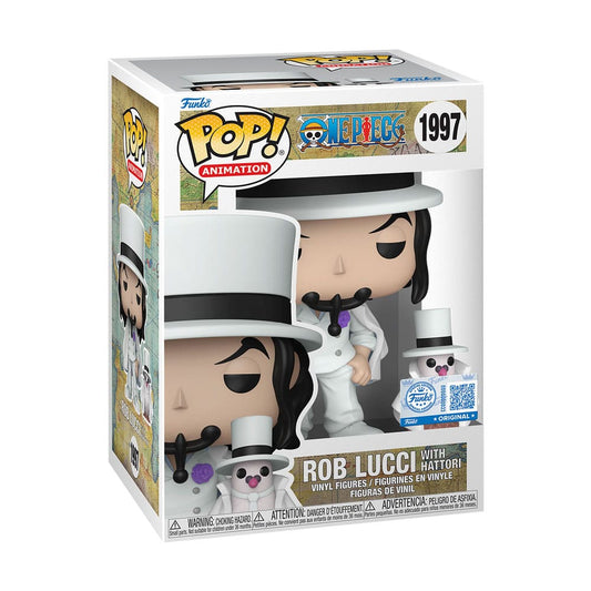 *heo Exclusive Edition* One Piece POP!&Buddy Animation Vinyl Figuren Rob Lucci with Hattori w/Chase 10 cm Sortiment (6) Image 2