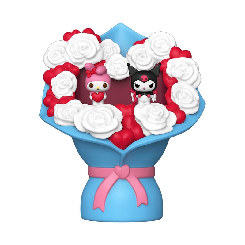Sanrio Bitty POP! Bouquet Vinyl Figuren My Melody & Kuromi (Valentine) 4 cm Image 1