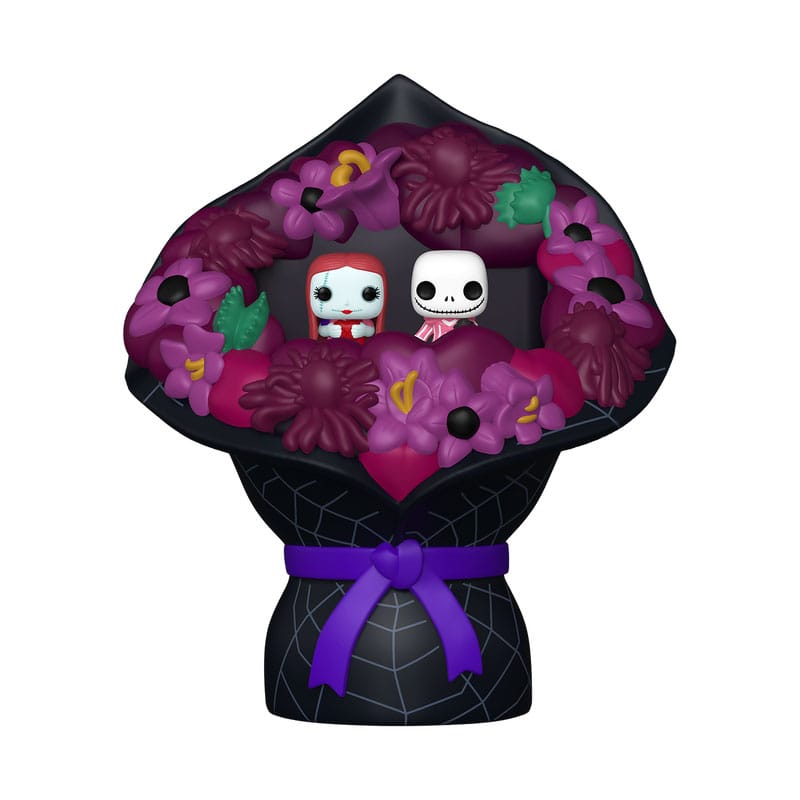Nightmare Before Christmas Bitty POP! Bouquet Vinyl Figuren Sally & Jack Skellington (Valentine) 4 cm Image 1