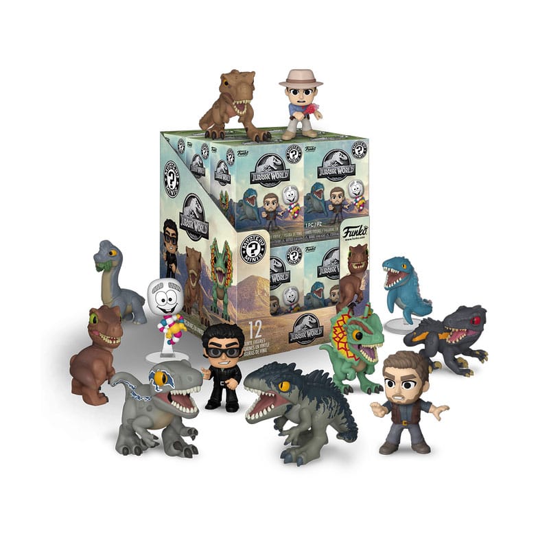 Jurassic World Mystery Minis Minifiguren P&W 5 cm Display (12) Image 1