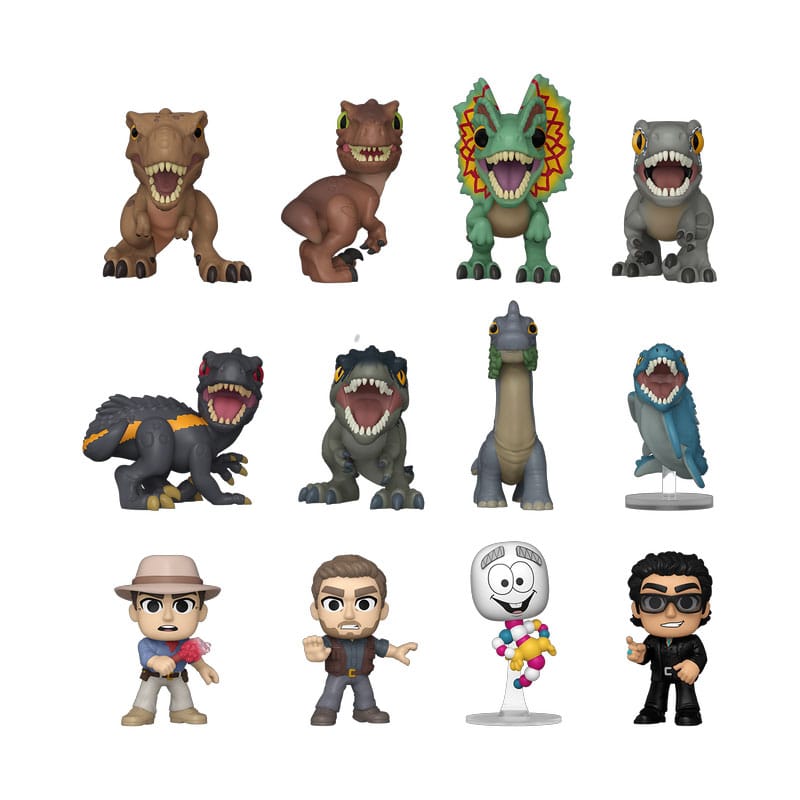Jurassic World Mystery Minis Minifiguren P&W 5 cm Display (12) Image 2