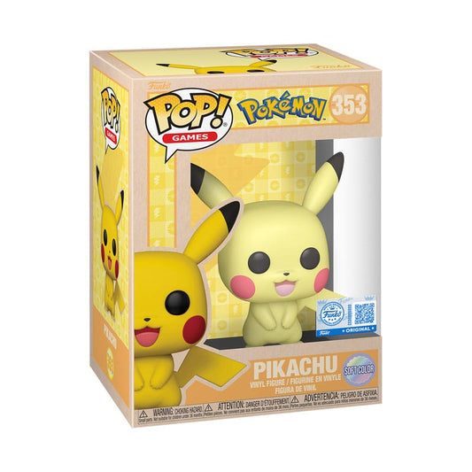 Pokémon POP! Games Vinyl Figur Pikachu (SftClr) 9 cm Image 2
