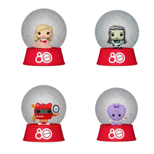 Mattel by Loungefly Ansteck-Pins Blind Snowglobes Retro Toy Display (12) Image