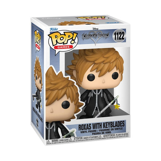 Kingdom Hearts POP! Games Vinyl Figur Roxas w/Keyblades 9 cm Image 2