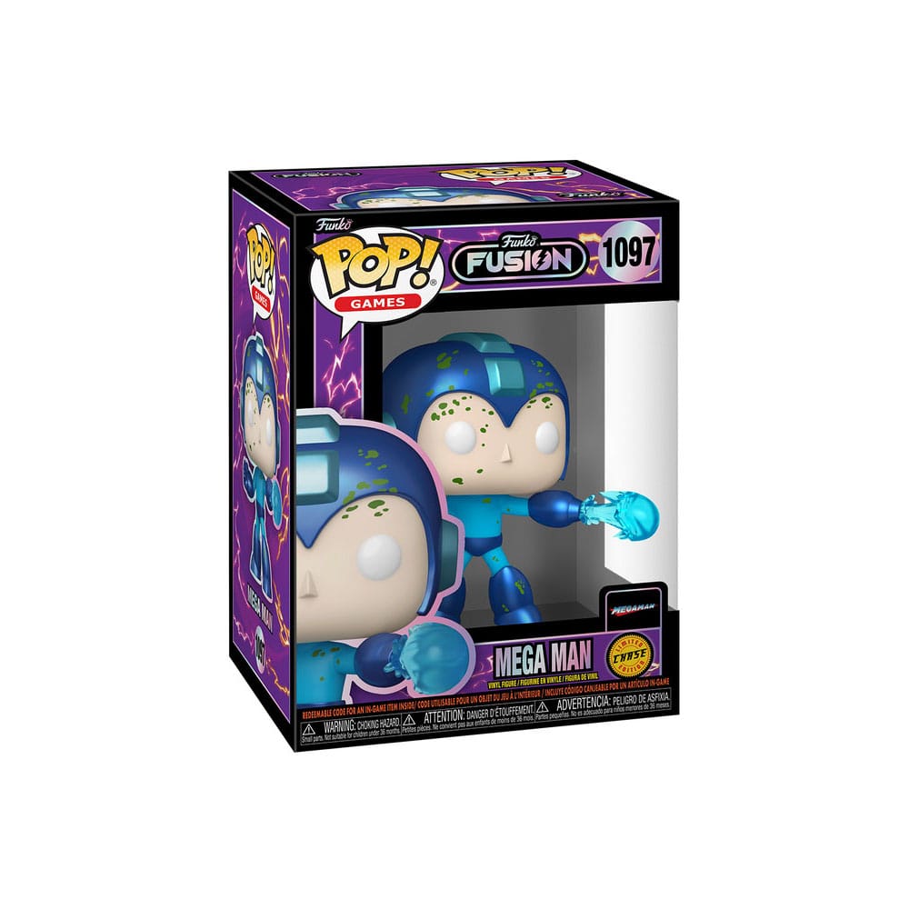 Funko Fusion POP! Games Vinyl Figuren Mega Man w/CH 9 cm Sortiment (6) Image 2