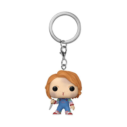 Chucky - Die Mörderpuppe POP! Vinyl Schlüsselanhänger 4 cm Horror Chucky Display (12) Image 1