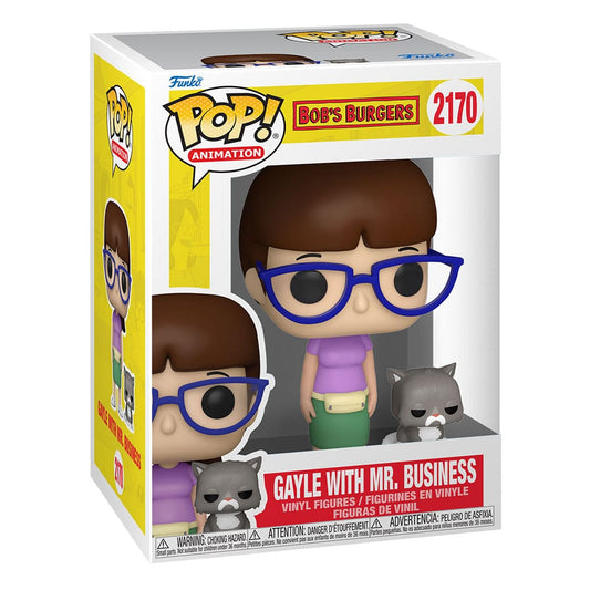 Bob's Burgers POP!&Buddy TV Vinyl Figur Gayle with Mr. Business 9 cm Image 2