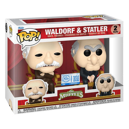 The Muppets POP! Television Vinyl Figuren 2er-Pack Waldorf & Statler 9 cm Image 2