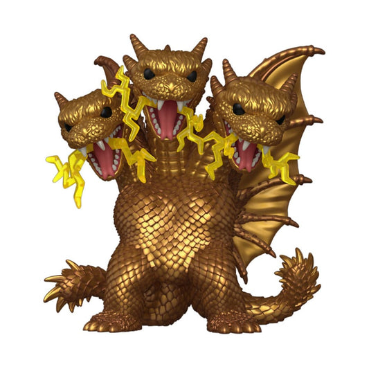 *heo Exclusive Edition* Godzilla Super Sized POP! Movies Vinyl Figur King Ghidora (Electric) 15 cm Image 1