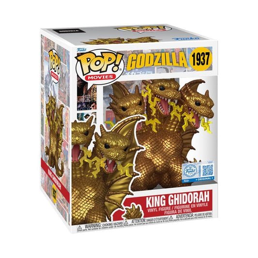*heo Exclusive Edition* Godzilla Super Sized POP! Movies Vinyl Figur King Ghidora (Electric) 15 cm Image 2