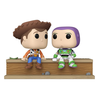Toy Story POP Moment Vinyl Figuren Woody and Buzz (30th Anniversary) 9 cm Image 1