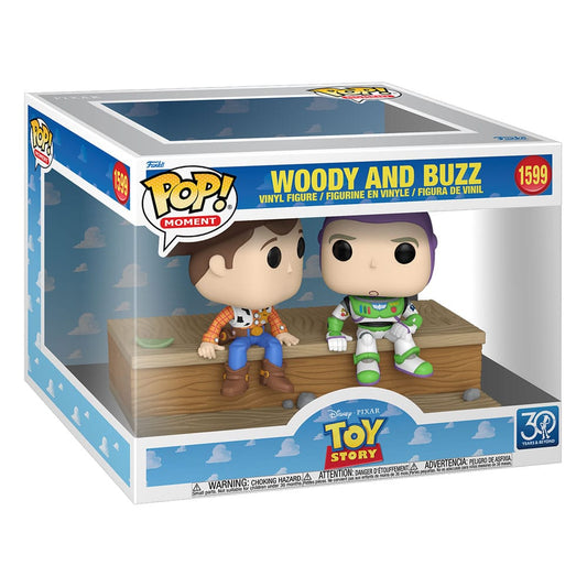 Toy Story POP Moment Vinyl Figuren Woody and Buzz (30th Anniversary) 9 cm Image 2