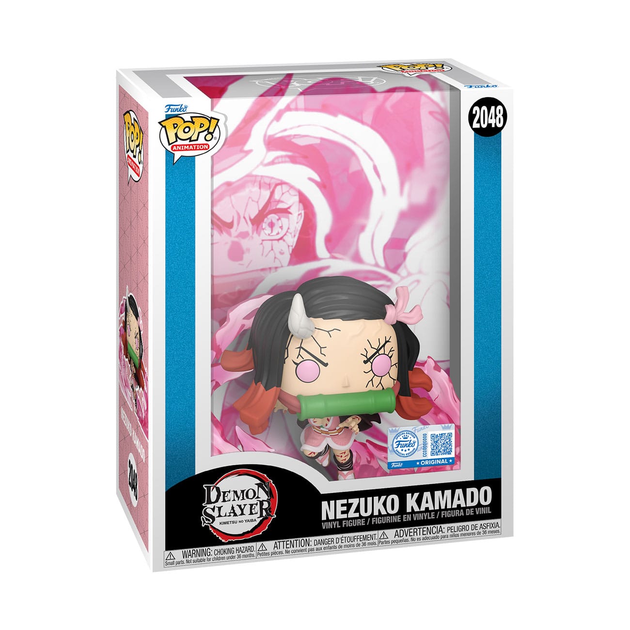 Demon Slayer: Kimetsu no Yaiba POP! Animation Cover Vinyl Figur Nezuko 9 cm Image 2