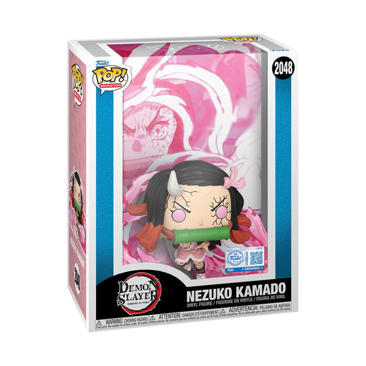 Demon Slayer: Kimetsu no Yaiba POP! Animation Cover Vinyl Figur Nezuko 9 cm Image 2