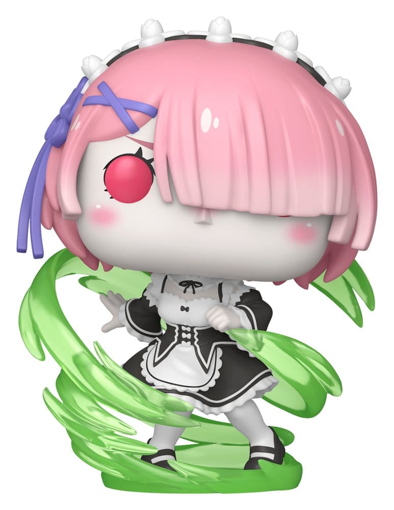 Re:Zero POP! Plus Vinyl Figur Ram (Wind Magic) (Glow) Exclusive 9 cm Image 1