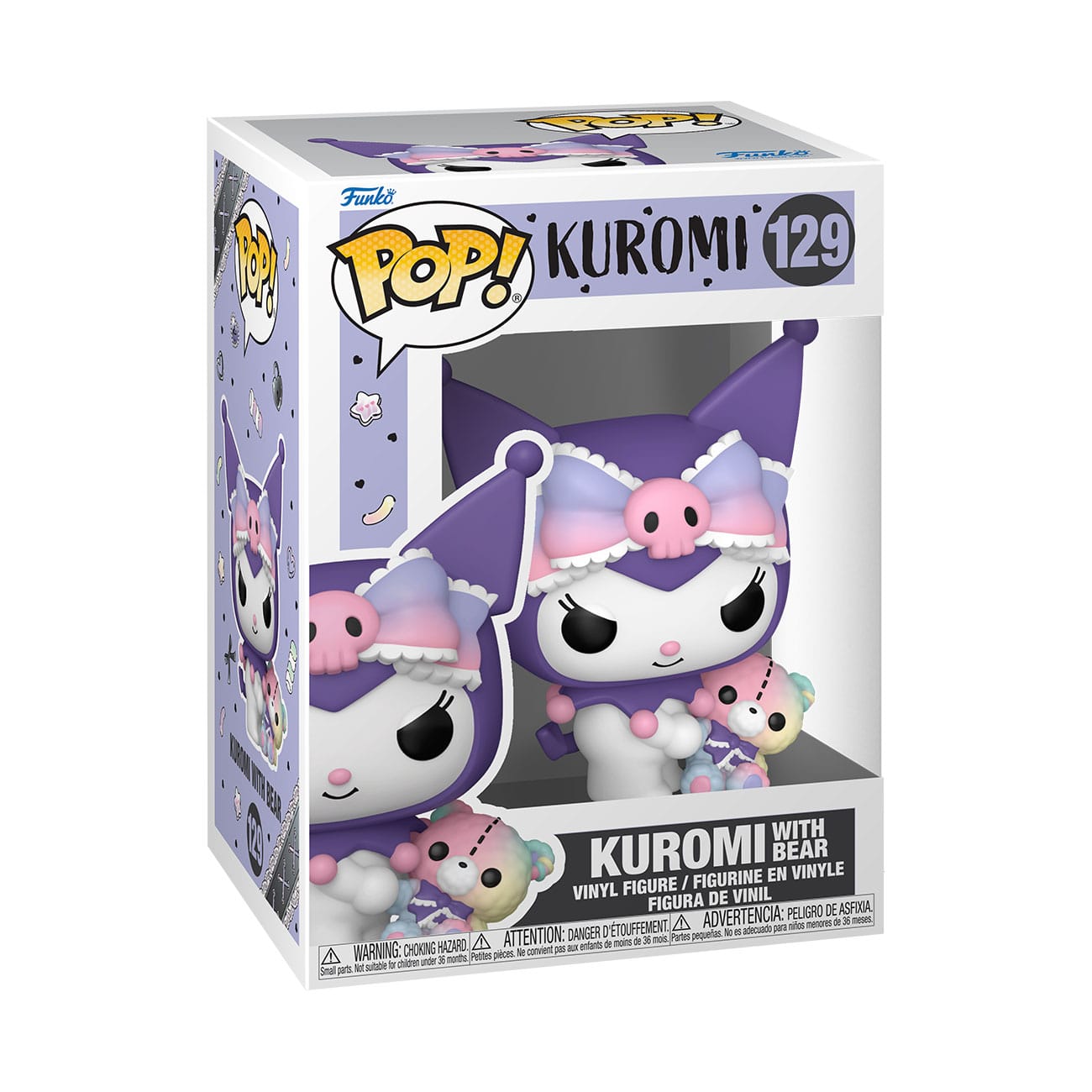 Sanrio POP!&Buddy Animation Vinyl Figuren Kuromi w/ Bear 9 cm Image 2