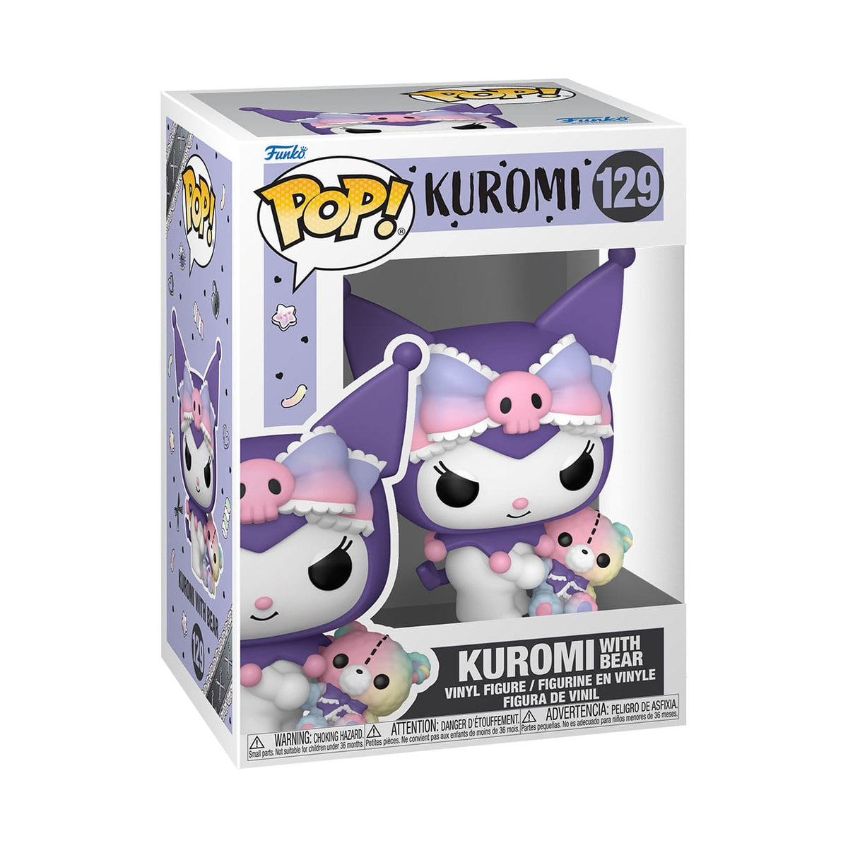 Sanrio POP!&Buddy Animation Vinyl Figuren Kuromi w/ Bear 9 cm Image 2