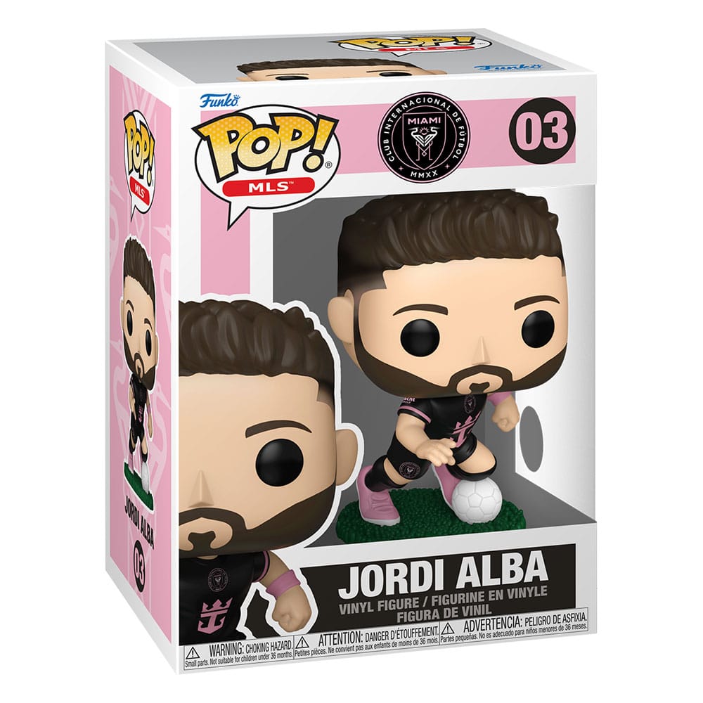 MLS POP! Sports Vinyl Figur Inter Miami- Jordi Alba(away) 9 cm Image 2