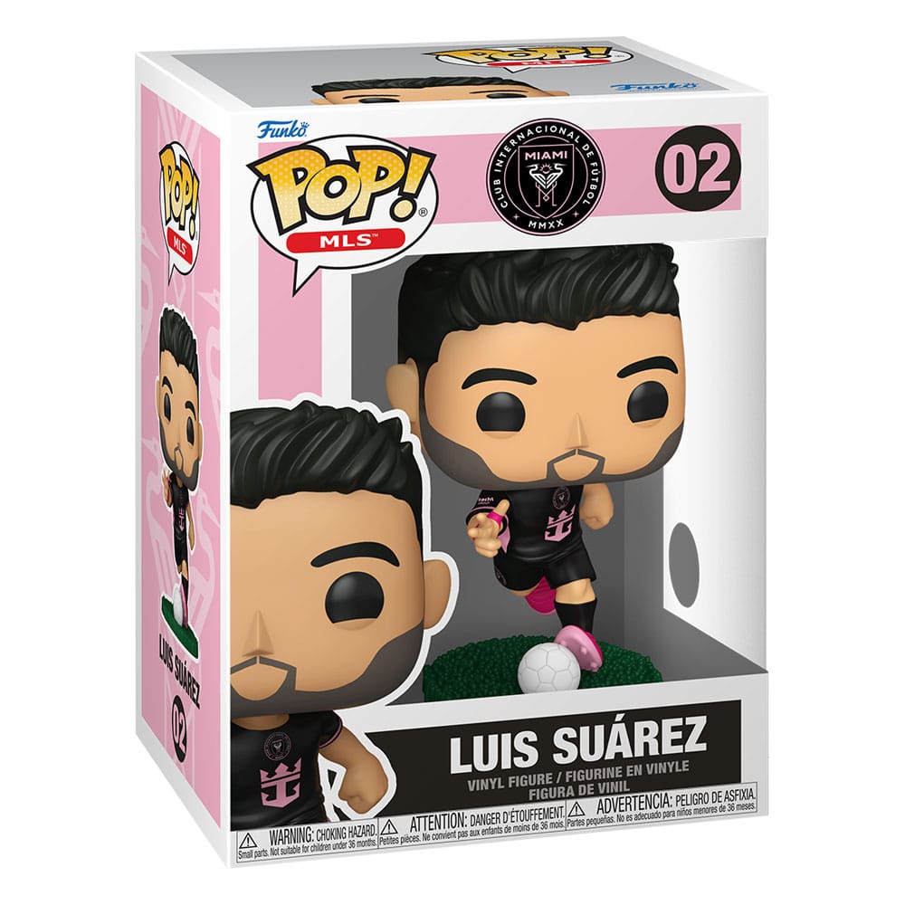 MLS POP! Sports Vinyl Figur Inter Miami- Luis Suarez(away) 9 cm Image 2