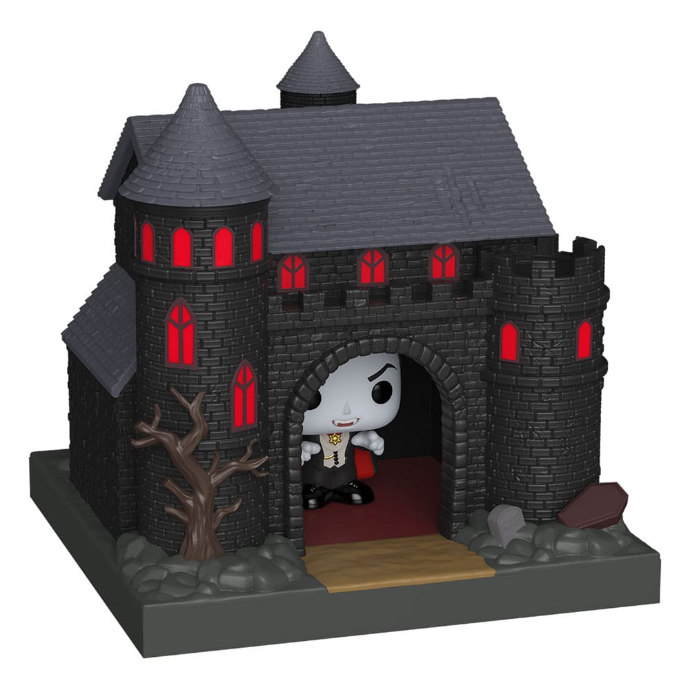 Universal Monsters Bitty POP! Towns Vinyl Figur Dracula with Castle Image 1