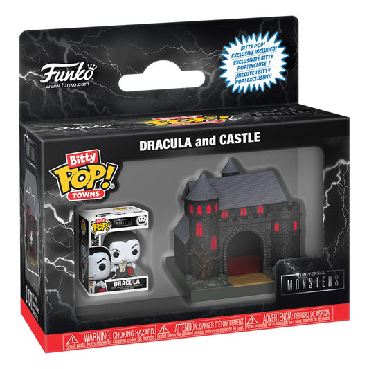 Universal Monsters Bitty POP! Towns Vinyl Figur Dracula with Castle Image 2