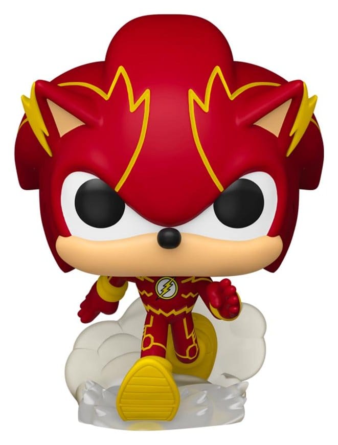 DC x Sonic the Hedgehog POP! Heroes Vinyl Figur Sonic as The Flash 9 cm Image 1