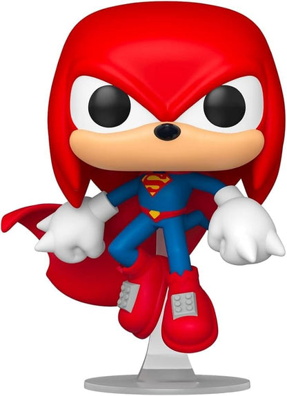 DC x Sonic the Hedgehog POP! Heroes Vinyl Figur Knuckles as Superman 9 cm Image 1