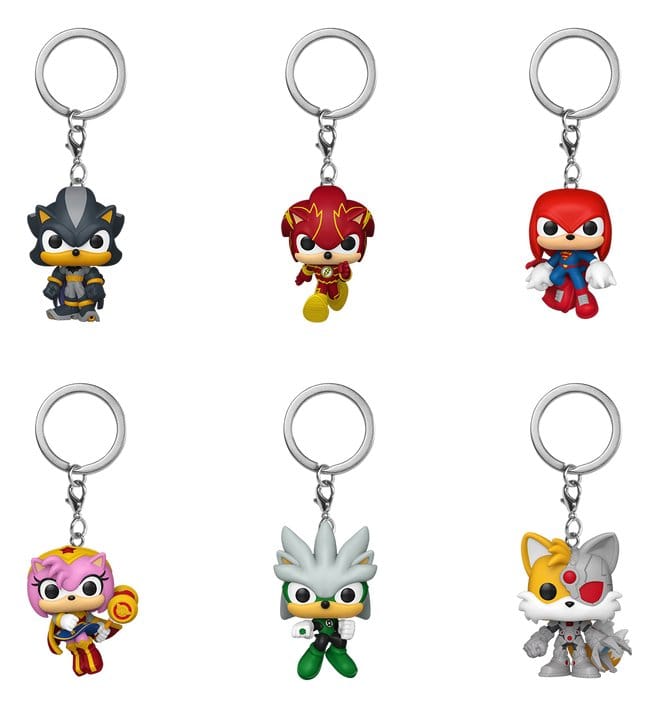 Sonic the Hedgehog POP! Vinyl Schlüsselanhänger 4 cm Display (12) Image 1