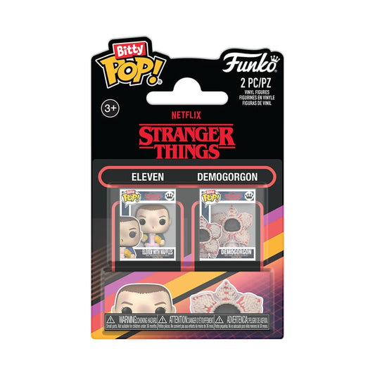 Stranger Things Bitty POP! Vinyl Figuren 2er-Pack Eleven&Demogorgon 2,5 cm Image 1