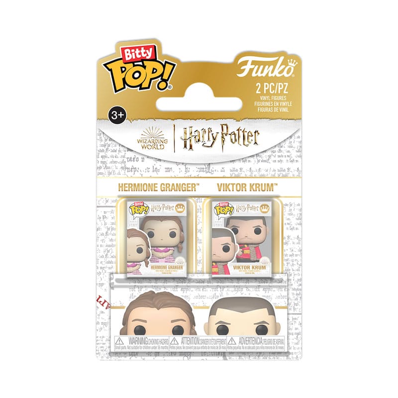 Harry Potter Bitty POP! Vinyl Figuren 2er-Pack Hermione & Krum 2,5 cm Image 1