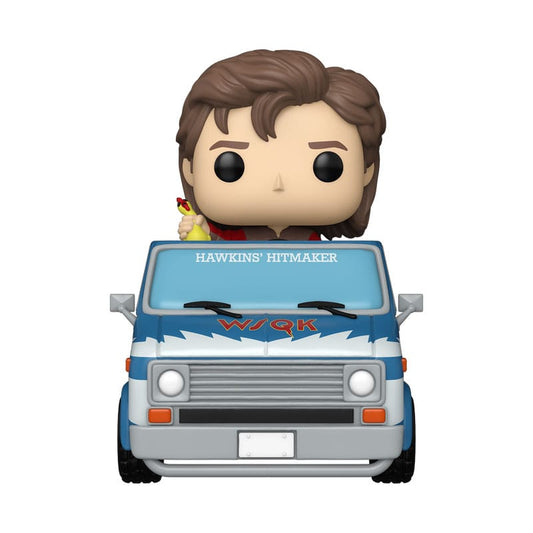 Stranger Things POP! Rides Deluxe Vinyl Figur Steve with The Squawk Van Exclusive 9 cm Image