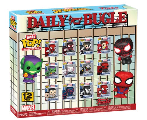 Spider-Man POP! Vinyl Figuren Multipack 2,5 cm Display (12) Image
