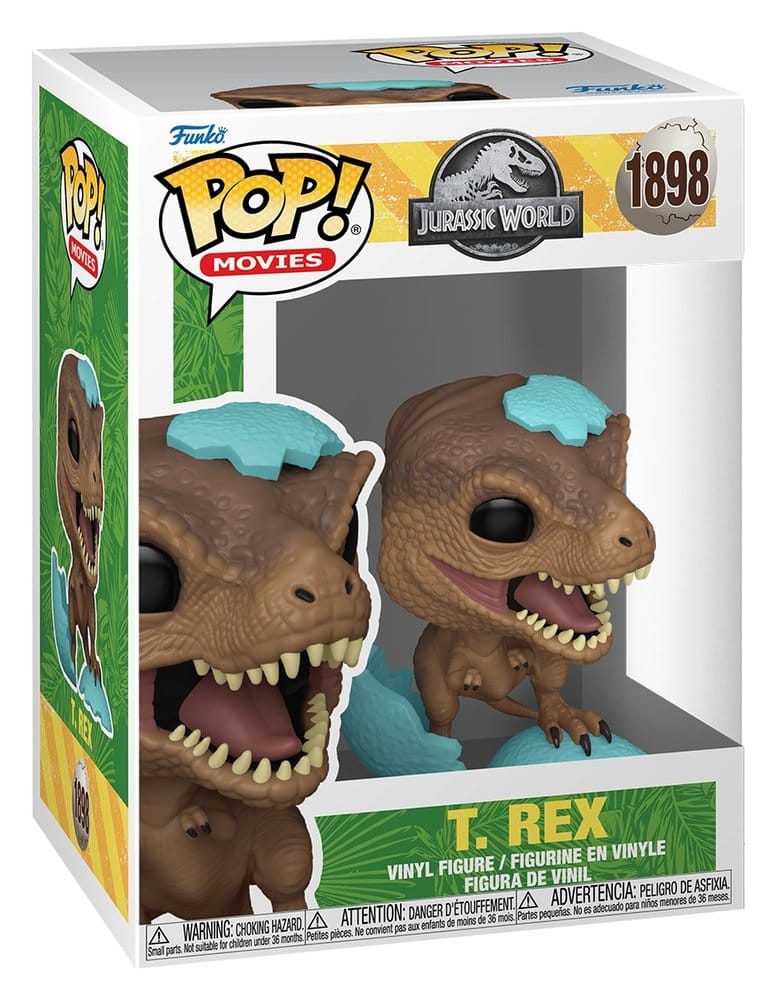 Jurassic Park POP! Movies Vinyl Figur SPRG- T-Rex 9 cm Image 2