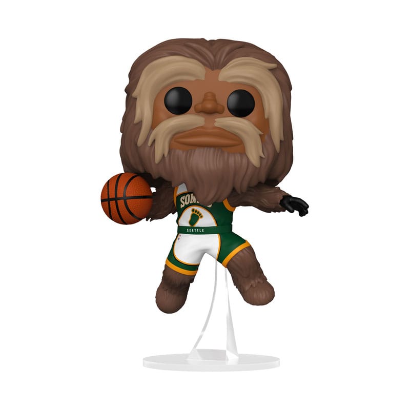 NBA Legends POP! Sports Vinyl Figur Mascots Sonics- Sasquatch 9 cm Image 1