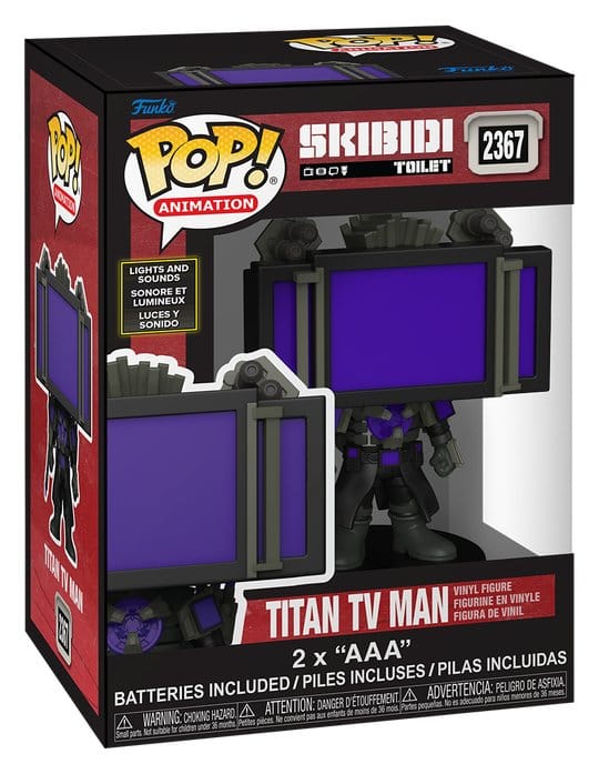 Skibidi Toilet Super Sized POP! Vinyl Figur Titan TV Man(SFX) 10 cm Image 2