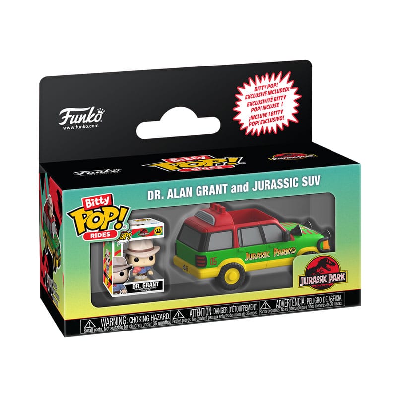 Jurassic Park Bitty POP! Ride Vinyl Figur Jurassic SUV w/Dr. G 2,5 cm Image 2